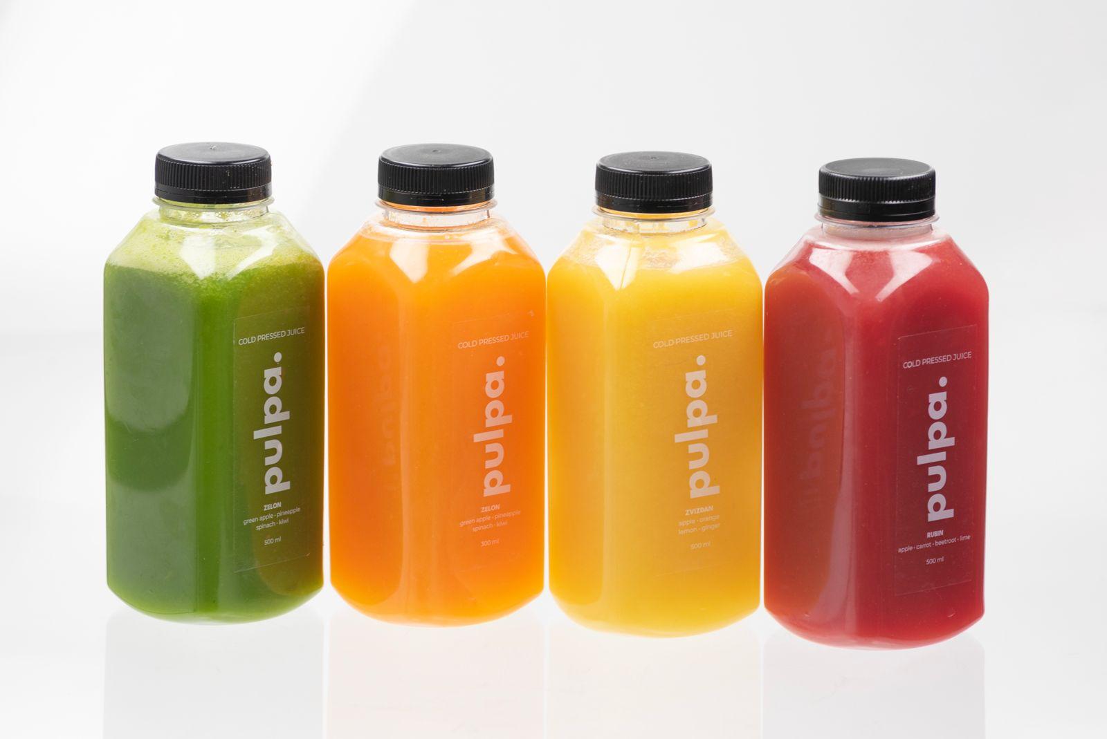 Cold pressed juices Pulpa Split